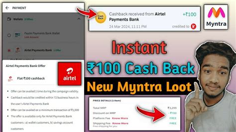 myntra canada cash back.